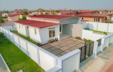 2 bedroom semi-detached house for sale at Adom Gate Regimanuel Satellite City in Accra - An overhead shot