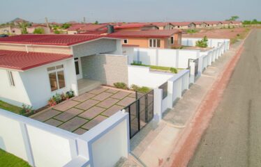2 bedroom semi-detached house for sale at Adom Gate Regimanuel Satellite City in Accra - The entrance