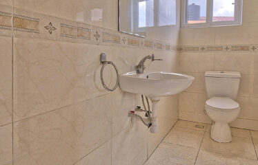 The kitchen in this 2 Bedroom House For Rent In Adenta, Accra Gated Community