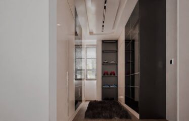 The walk-in closet of a luxury 4 bedroom house for sale at Regimanuel Satellite City Adenta in Accra